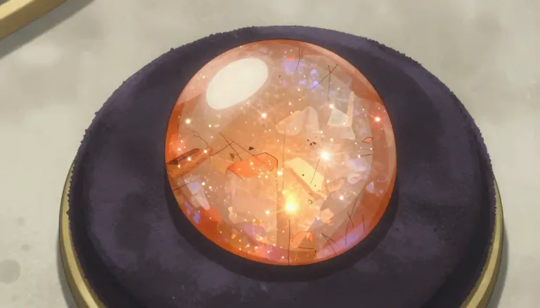Visual representation of "sunstone" - A type of feldspar mineral that contains inclusions that create a shimmering effect, commonly used in jewelry.