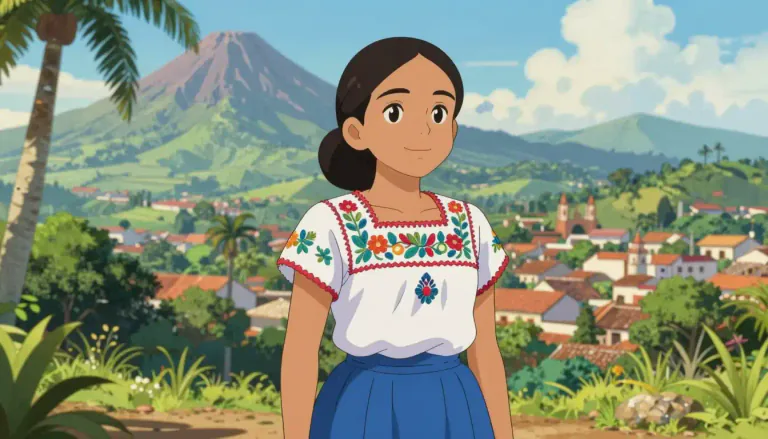 Visual representation of "salvadoran" - Relating to El Salvador, a country in Central America.