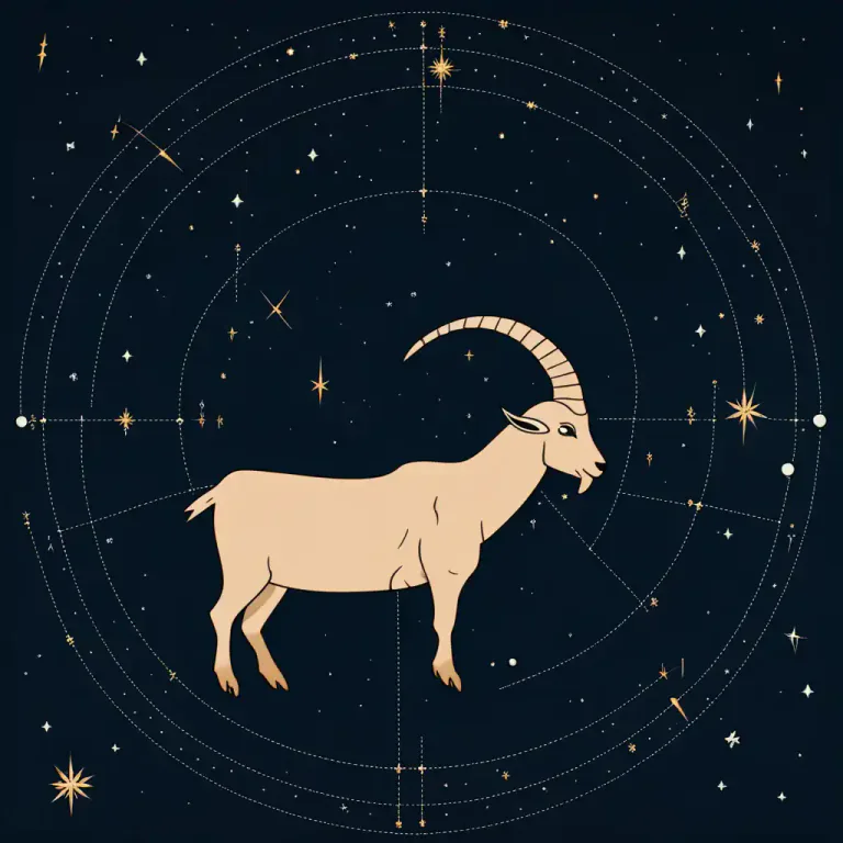 Visual representation of "capricorn" - A constellation in the Southern Hemisphere that is represented as a goat.