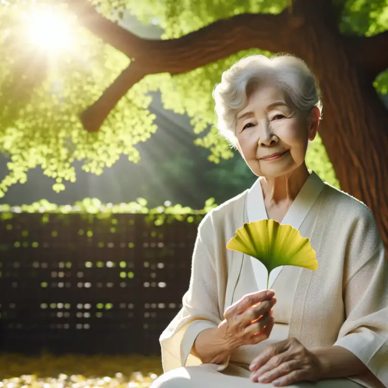 Visual representation of "ginkgo" - Extracts of the ginkgo tree that are used in traditional medicine, as they are believed to improve memory.