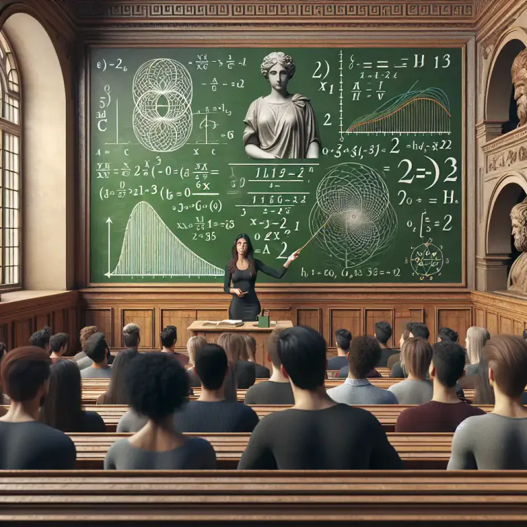 Visual representation of "zeta" - A type of function used in number theory to study the distribution of prime numbers