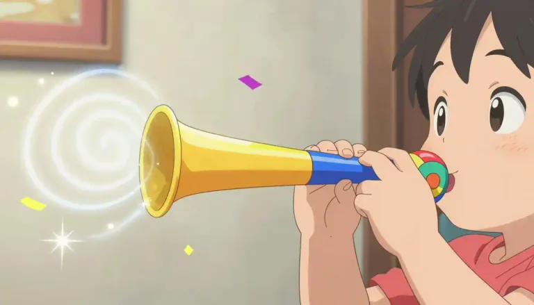 Visual representation of "noisemaker" - A device or object that makes noise, often used to create sound during celebrations or festivities.