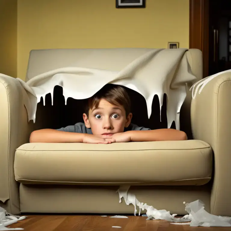 Visual representation of "hide behind" - To place oneself behind something to avoid being seen