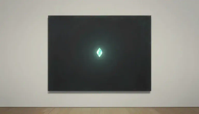 Visual representation of "punctum" - A point of significance, especially in visual arts, that captures attention and conveys meaning.