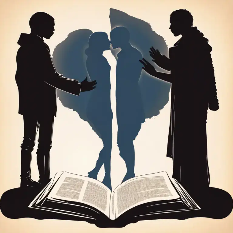 Visual representation of "know somebody in the biblical sense" - To have a sexual relationship with someone