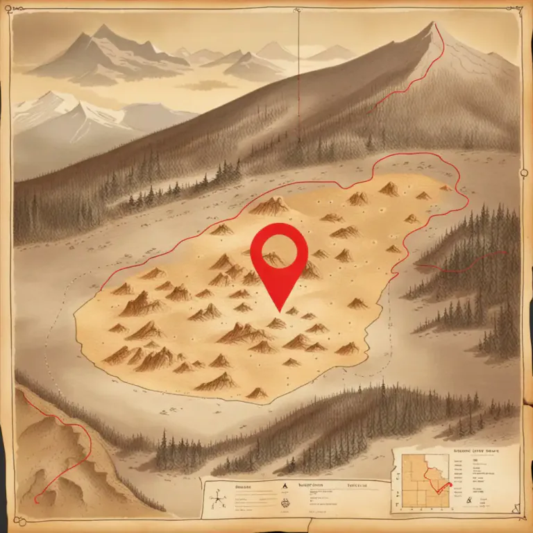 Visual representation of "put somebody/something on the map" - To let others know about the existence of a place or a thing