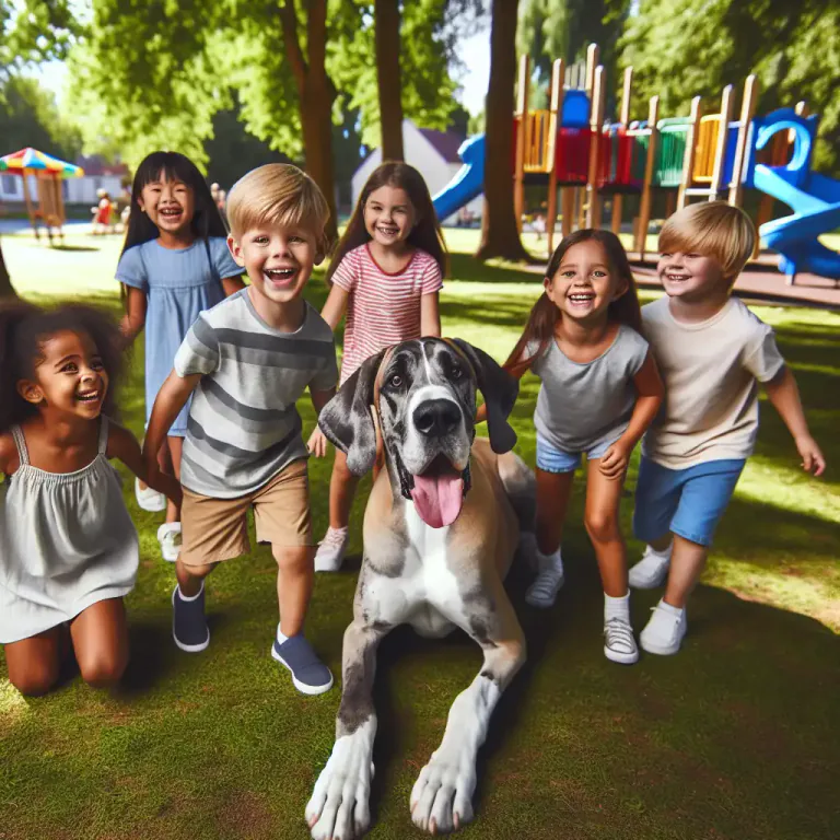 Visual representation of "dane" - Great Dane, a type of large dog