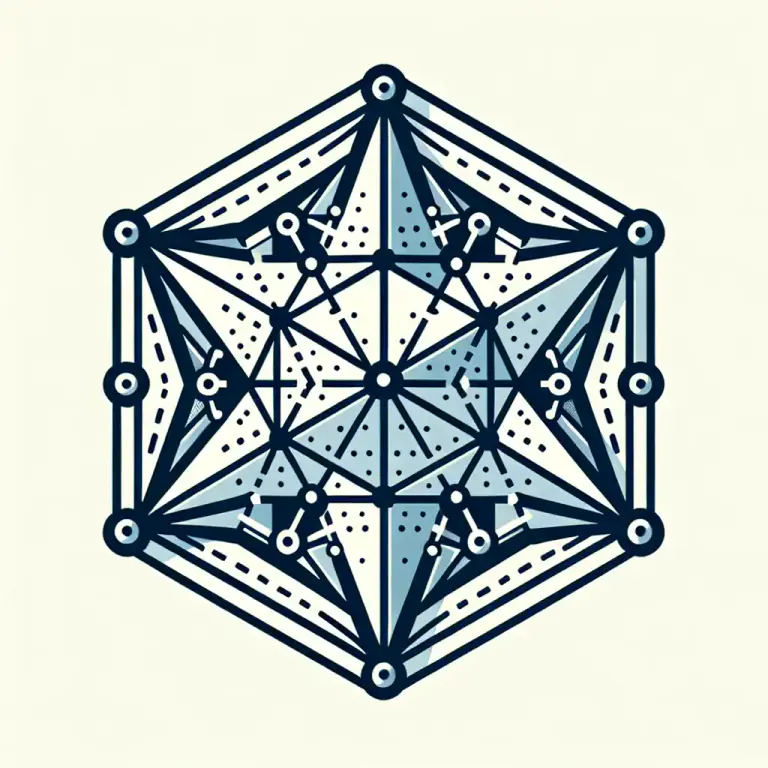 Visual representation of "hexagon" - In mathematics, a hexagon is a six-sided polygon.