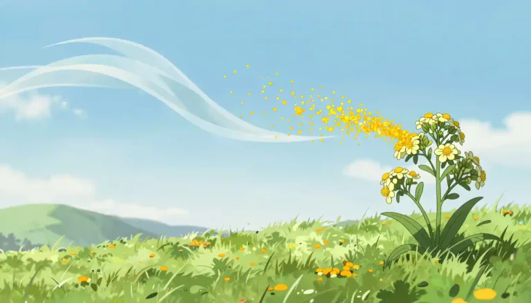 Visual representation of "pollinator" - In a broader sense, a pollinator can refer to any factor contributing to the reproduction of plants, including wind or water.