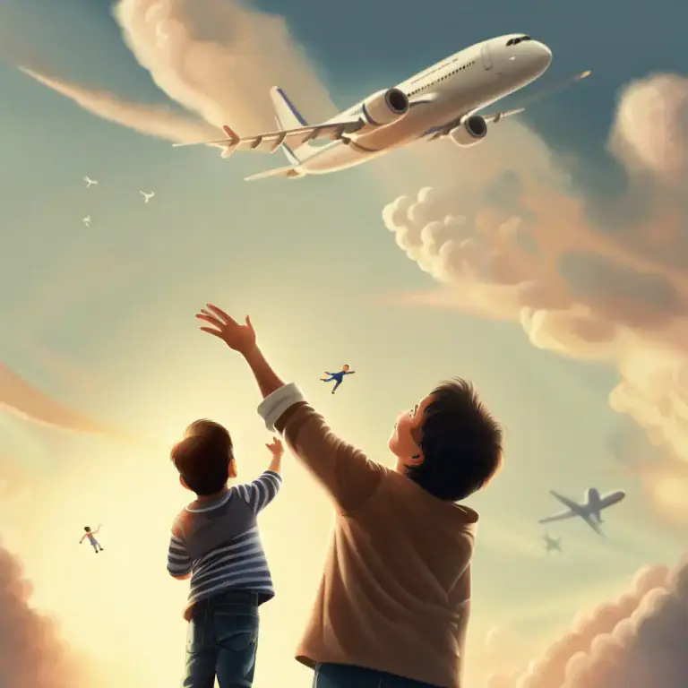 Visual representation of "gee" - A term used to get a person, usually a child, to look at something.
