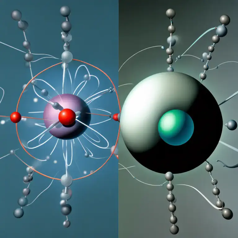 Visual representation of "neutron" - An elementary particle that provides stability for atomic nucleus.