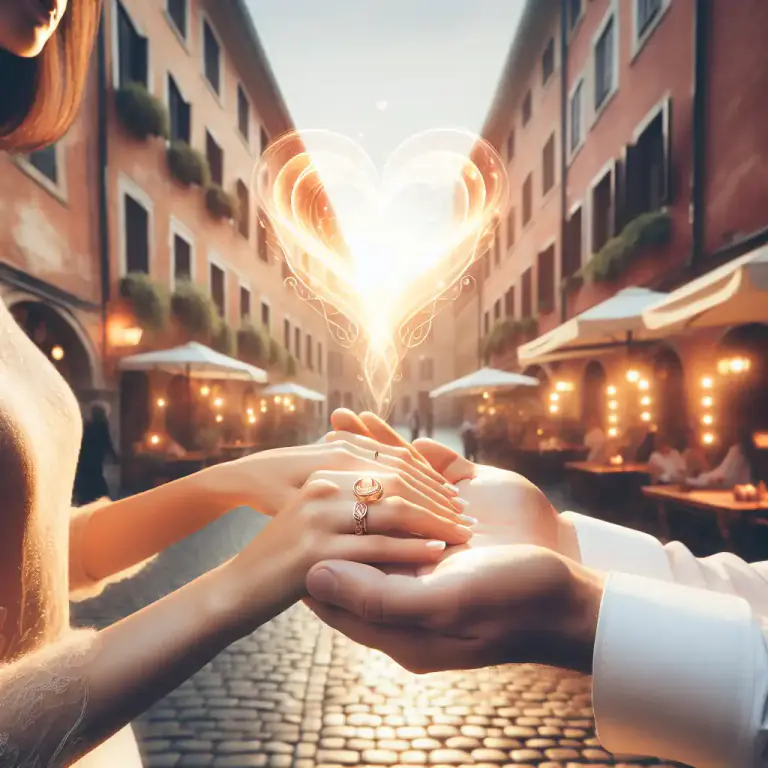 Visual representation of "constancy" - Faithfulness in romantic relationships or friendships.