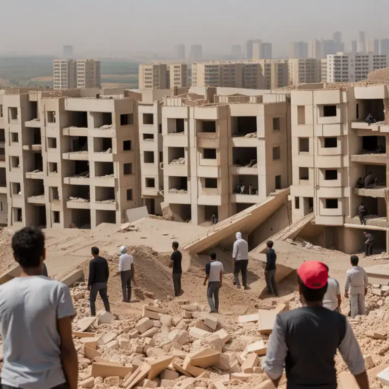 Visual representation of "gentrification" - A societal change in a region resulting from wealthier individuals moving into deteriorating areas that often displaces poorer residents.
