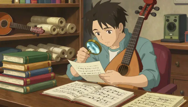 Visual representation of "musicologist" - A person who studies music as a scholarly area