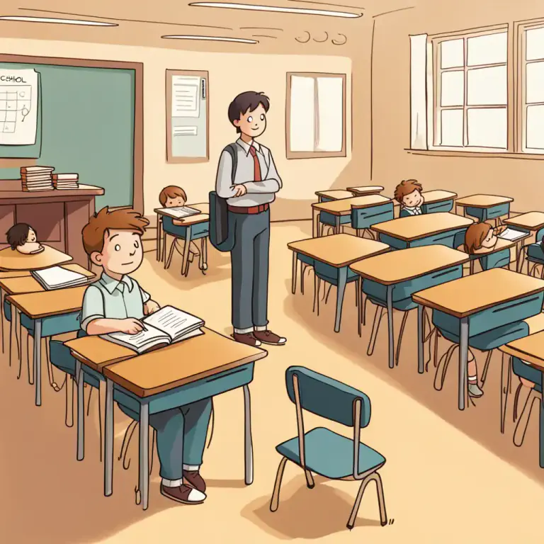 Visual representation of "wait behind" - To stay in a place after others have left