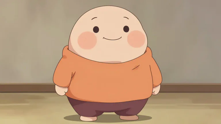 Visual representation of "podge" - A term for a round, soft, or chubby person or thing, often used in a light-hearted way.