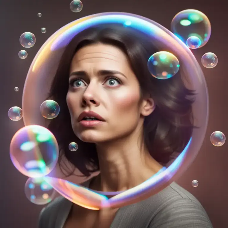 Visual representation of "be, seem, etc. herself" - To behave or feel in a normal or usual way.