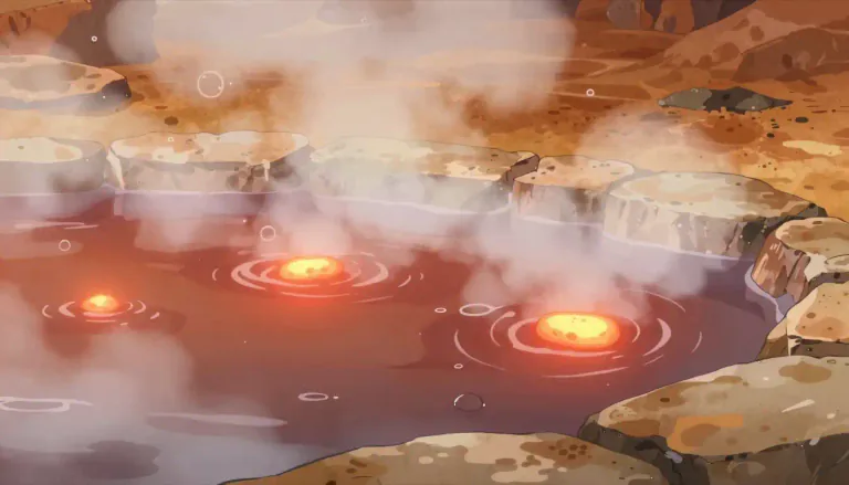 Visual representation of "thermophilic" - Related to or denoting organisms that thrive at high temperatures.