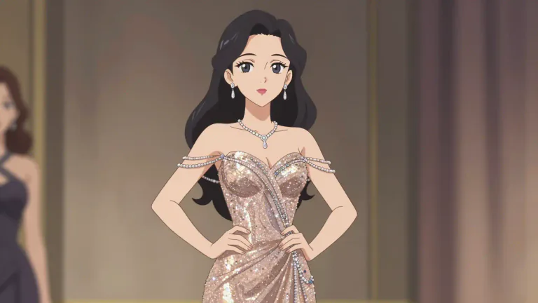 Visual representation of "glam" - Glam is also used as an abbreviation for glamorous, describing something or someone that is stylish and attractive.