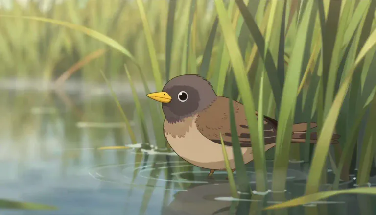 Visual representation of "sora" - A small, secretive bird that lives in wetland areas and is known for its distinctive calls.