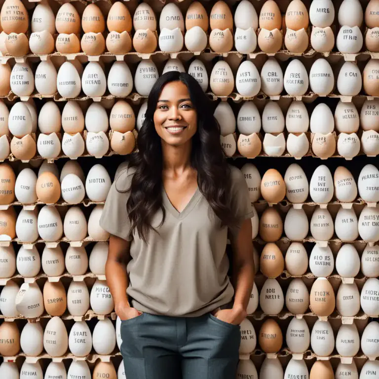 Visual representation of "put all your eggs in one basket" - To risk everything on a single venture or idea.