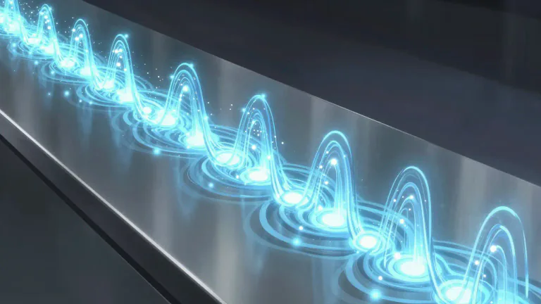 Visual representation of "plasmon" - A plasmon is a quantum of plasma oscillation, which is a collective oscillation of the free electron gas density in a material, typically metals.