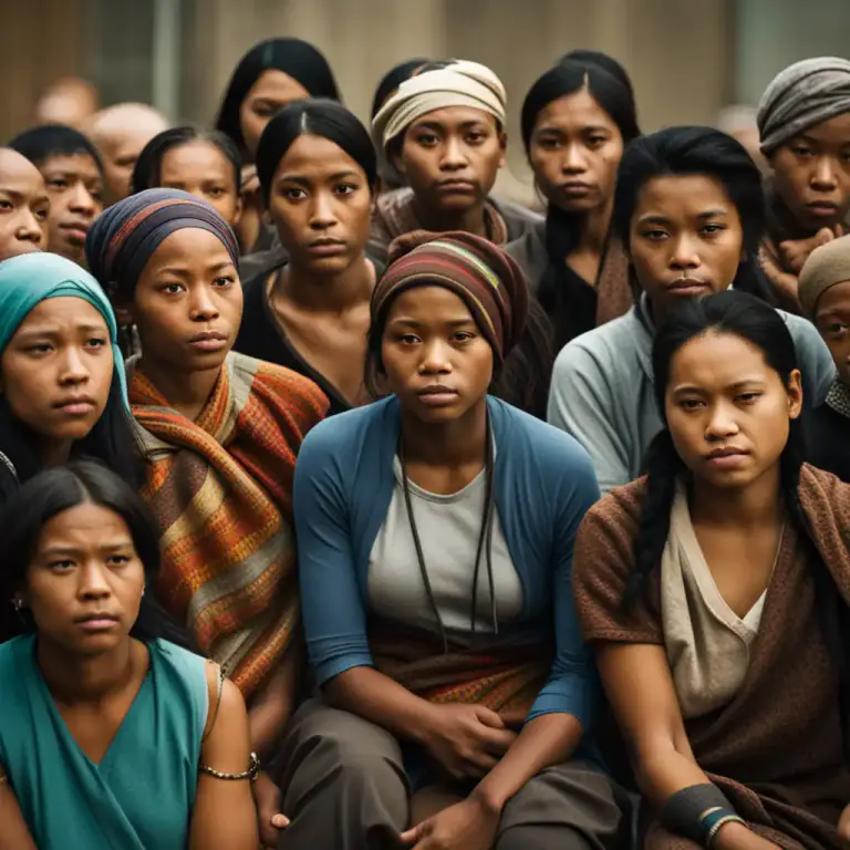 Visual representation of "ethnic" - A person who is from an ethnic group, especially one that is a minority or marginalized.