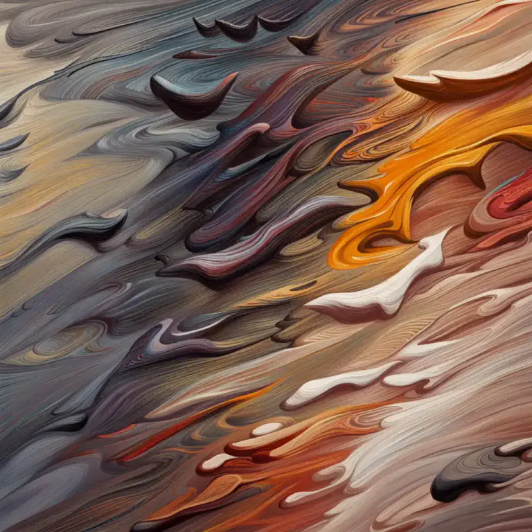 Visual representation of "texture" - The way something is made or put together.