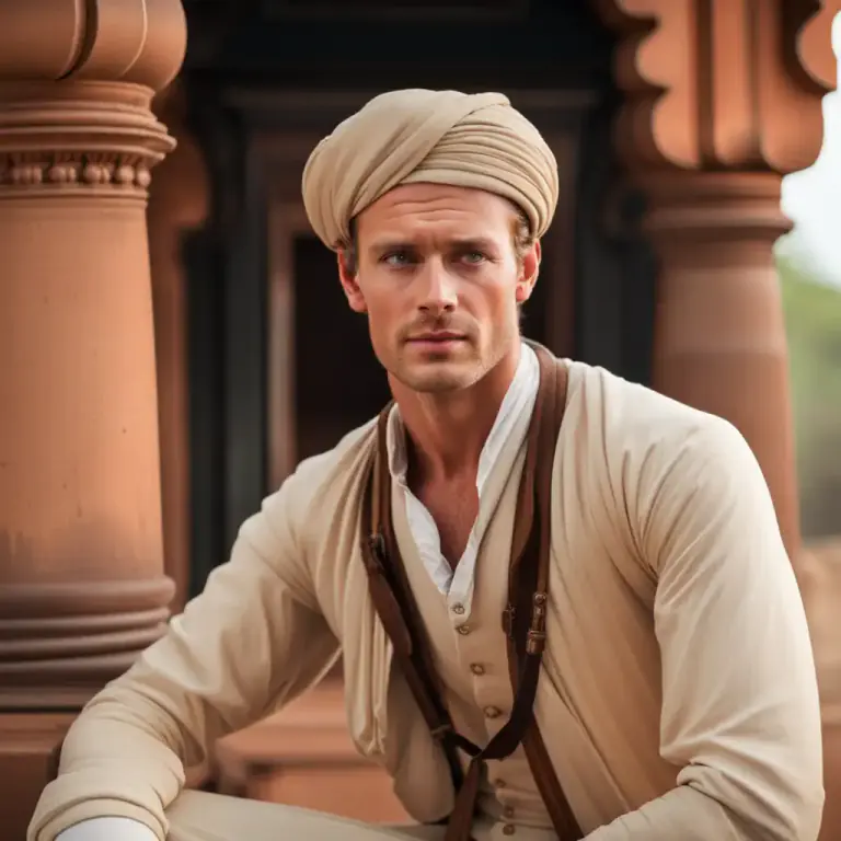 Visual representation of "colonial" - person from a particular country living in a colony