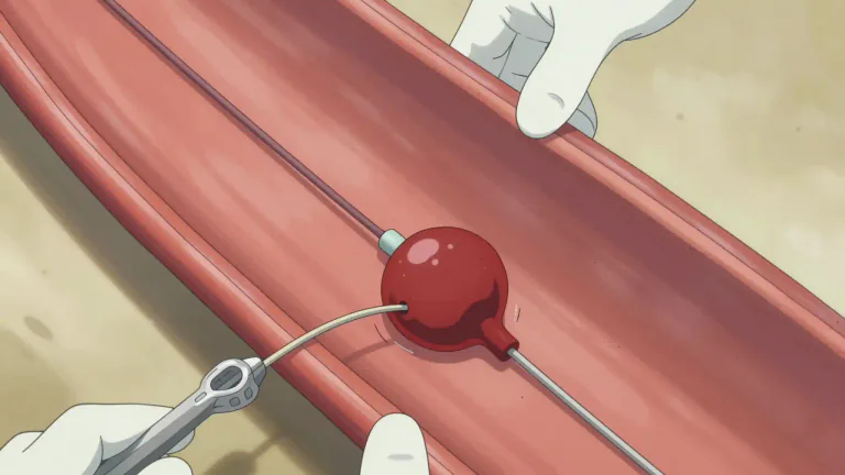 Visual representation of "endovascular" - Endovascular relates to procedures administered within the blood vessels.