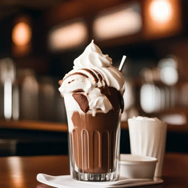 Visual representation of "shake" - A drink made of milk, fruit, and usually ice cream, which is mixed together until it is smooth