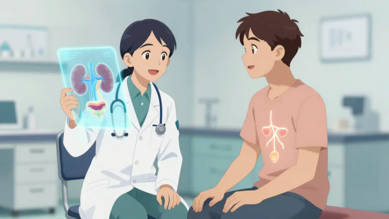 Visual representation of "urologist" - A urologist is a doctor who specializes in the treatment of the urinary system and male reproductive organs.