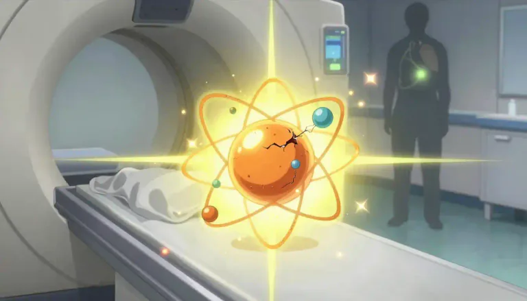 Visual representation of "radioisotope" - A radioisotope is an isotope of an element that has an unstable nucleus and emits radiation during its decay process.