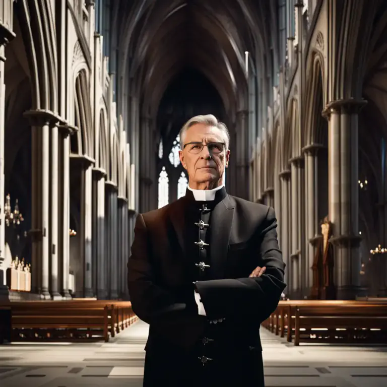 Visual representation of "basil" - A type of Catholic church official.