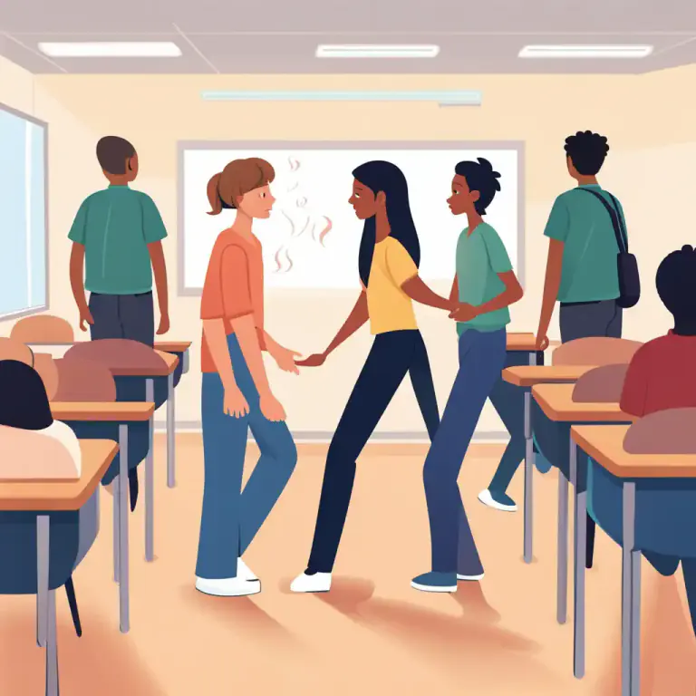 Visual representation of "pair up" - To come together or join with someone else to make a pair.