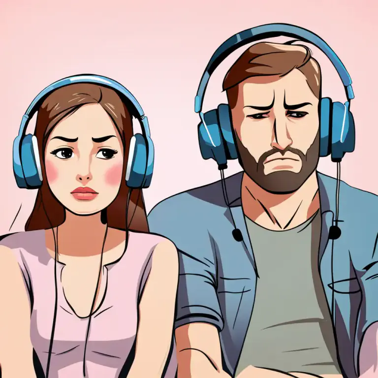 Visual representation of "incompatible" - Unavailable for friendships, marriages or romantic relationships, due to having different likes, tastes or habits.