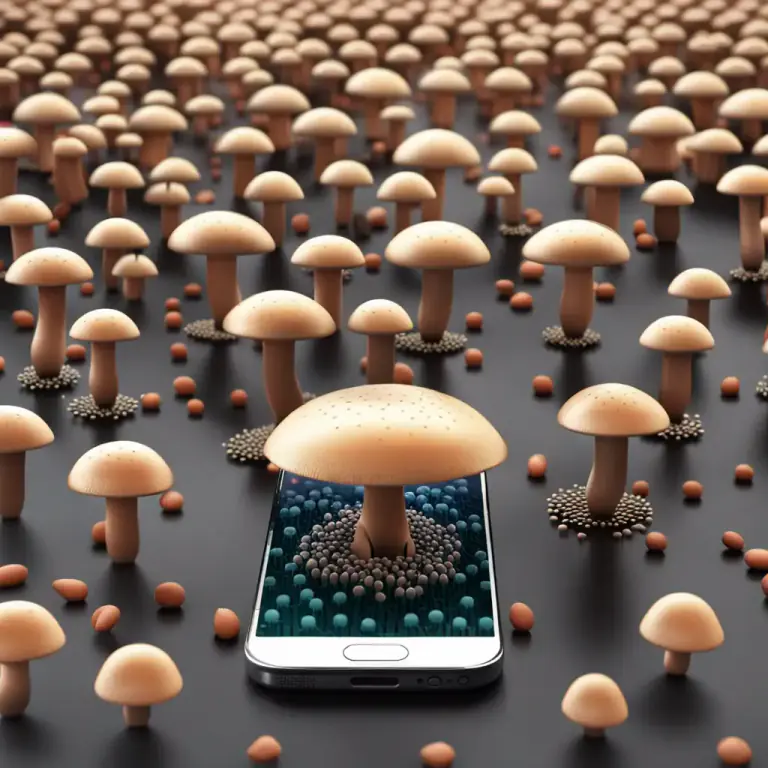 Visual representation of "mushroom" - To increase or grow very quickly.
