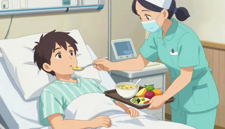 Visual representation of "alimentation" - A term used in healthcare to describe the intake of food as part of a patient's treatment or recovery process.