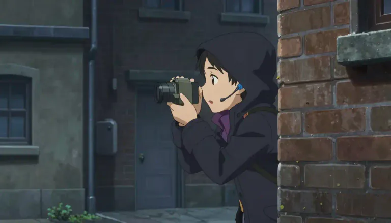 Visual representation of "spy" - A person who secretly gathers and reports information on the activities, movements, and plans of an enemy or competitor.