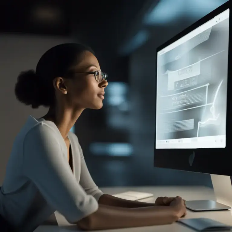 Visual representation of "virtually" - In the realm of computer technology