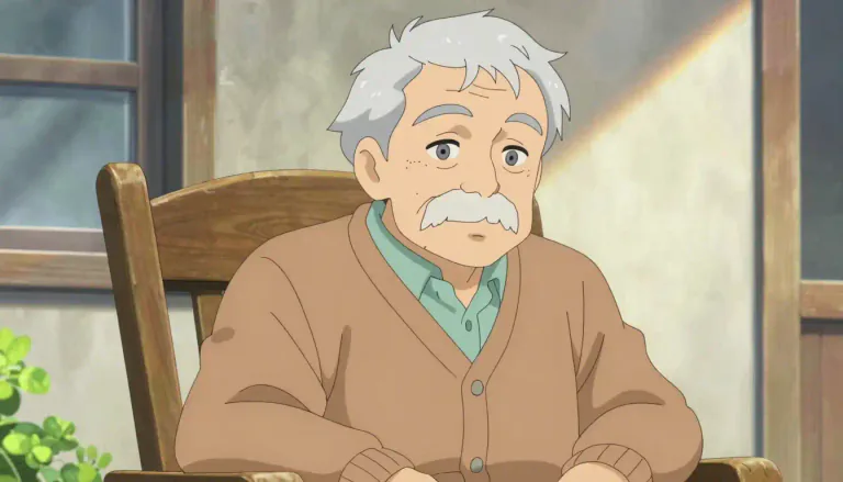Visual representation of "gramps" - An informal term for a grandfather.
