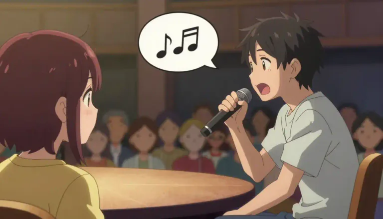 Visual representation of "parlando" - In a manner of speaking or expressing oneself in the style of speech