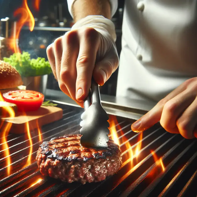 Visual representation of "tongs" - A tool used in cooking for lifting, moving, or flipping food.