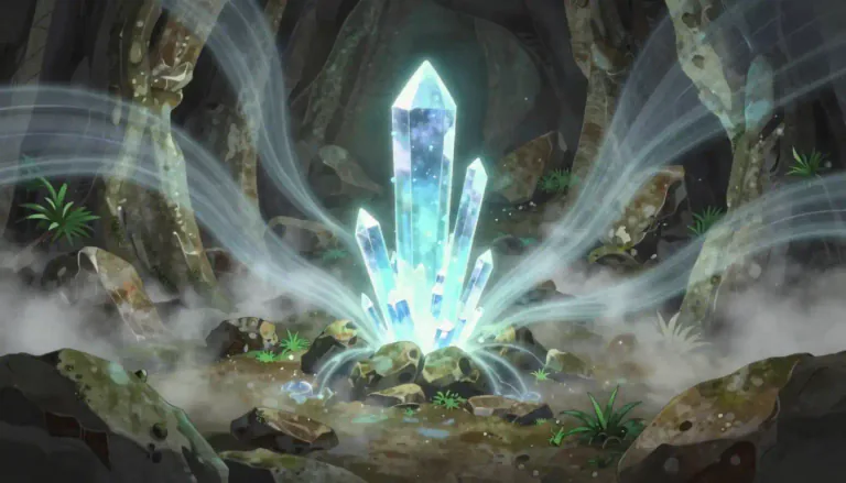 Visual representation of "emanation" - Something that flows out from a source