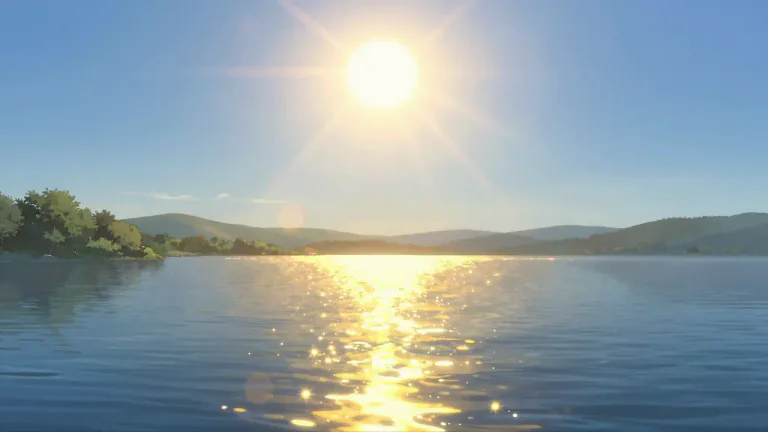 Visual representation of "shine" - To give off or reflect light
