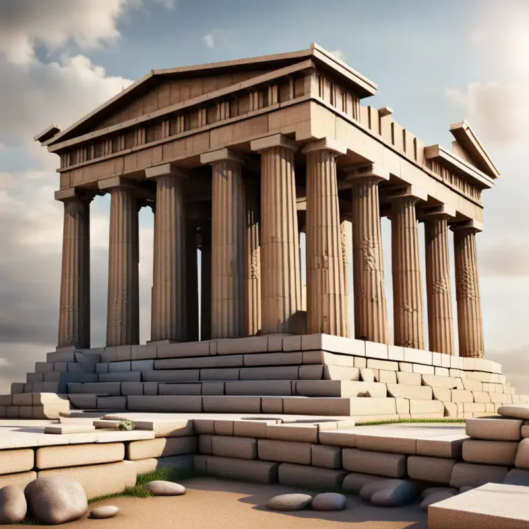 Visual representation of "podium" - In architecture, a continuous base or substructure of a building, often raised, and usually differentiated from the superstructure.