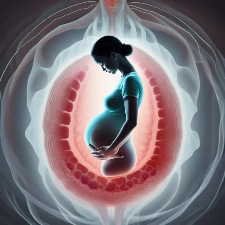 Visual representation of "water" - The amniotic fluid which nourishes a fetes inside the womb