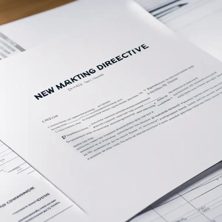 Visual representation of "directive" - A strategy or guideline having been decided for achieving a goal