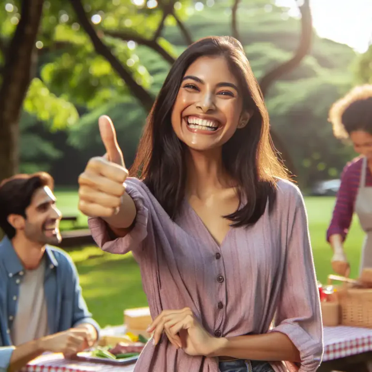 Visual representation of "thumbs up/down" - an expression of approval or support