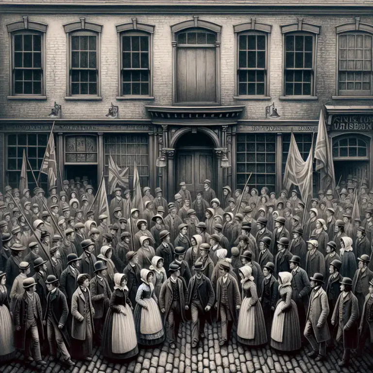 Visual representation of "temperance" - A social movement in the 18th and 19th centuries promoting moderation or elimination of alcohol.